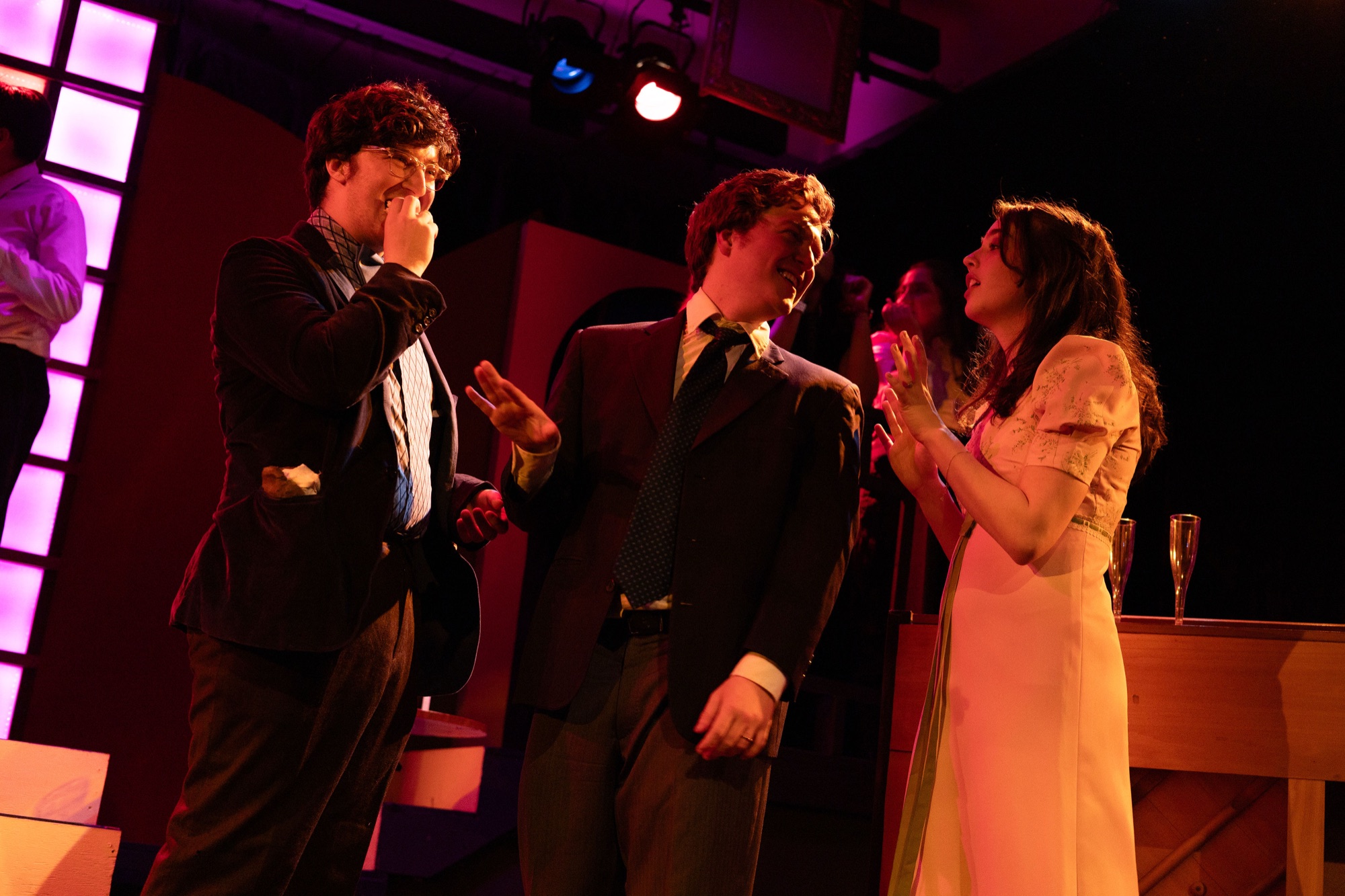 Merrily We Roll Along — key production image.